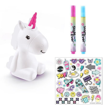 Canal Toys Style 4 Ever - Y2K Unicorno luminoso fai-da-te da decorare - Edizione da collezione - Hobby creativi per bambini - OFG 293