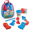 Pat Patrol - Zaino pieno di pasta modellabile e accessori - Tempo libero creativo - PPC 031 - Canal Toys