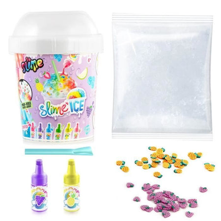 Canal Toys - SO SLIME DIY - Slime Ice Mega Cup - Con 2 coloranti profumati, 1 cucchiaio e decorazioni - SSC 300