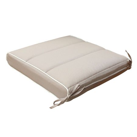 KING - cuscino per seduta idrorepellente 40x40 Tortora