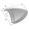 Cuffia Inox Mm.60X57X12H