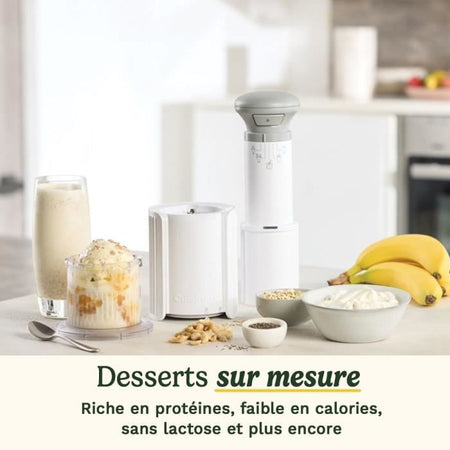 Gelatiera CUISINART - ICEFD10E - 250 W - 3 x 240 ml - Bianco
