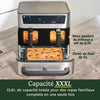 Friggitrice ad aria CUISINART AFT13XSSE - Capacità 13,6 l - Doppia vasca + 1 cassetto - Nero/Acciaio inossidabile - 2400 W