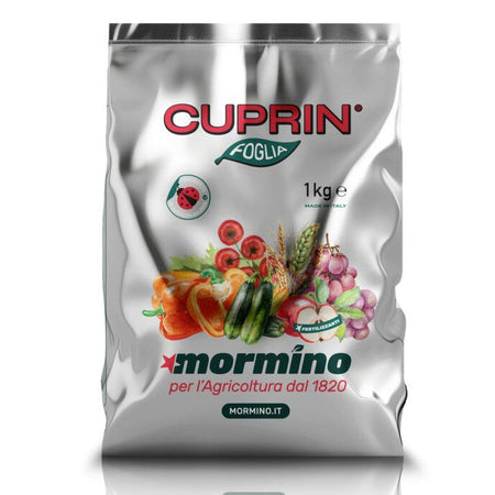 Cuprin Foglia Kg 1 Concime Polvere Bagnabile a Base di Ossicloruro di Rame Mormino