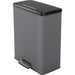Pattumiera rettangolare Duo - DECO BIN - CURVER - 52L (26+26L) - 49 x 32 x 61 cm - Antracite