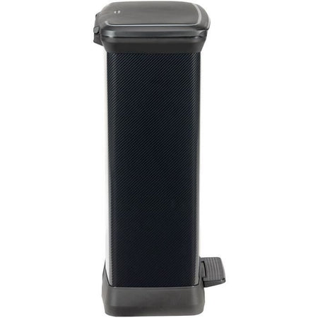 CURVER Decobin Cestino Rettangolare - 50 L - Nero Carbonio