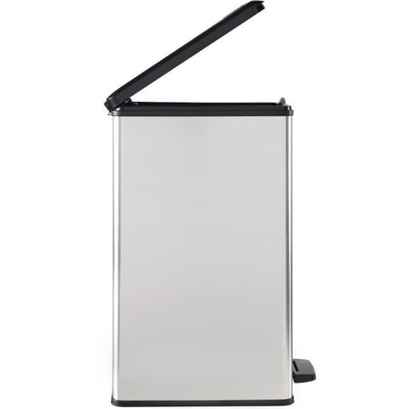 Pattumiera Slim - SLIM BIN - CURVER - 40L - Salvaspazio - 40 x 25 x 61 cm - Grigio metallizzato