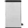 Pattumiera Slim - SLIM BIN - CURVER - 40L - Salvaspazio - 40 x 25 x 61 cm - Grigio metallizzato