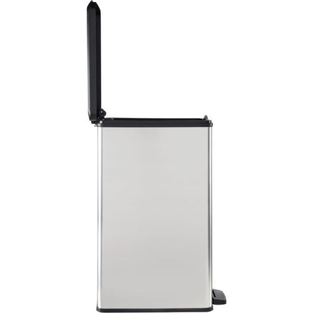 Pattumiera Slim - SLIM BIN - CURVER - 40L - Salvaspazio - 40 x 25 x 61 cm - Grigio metallizzato