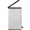 Pattumiera Slim - SLIM BIN - CURVER - 40L - Salvaspazio - 40 x 25 x 61 cm - Grigio metallizzato
