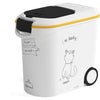 CURVER Contenitore per alimenti Diner è servito - 12 kg - 35 L - Bianco e nero - Per cat