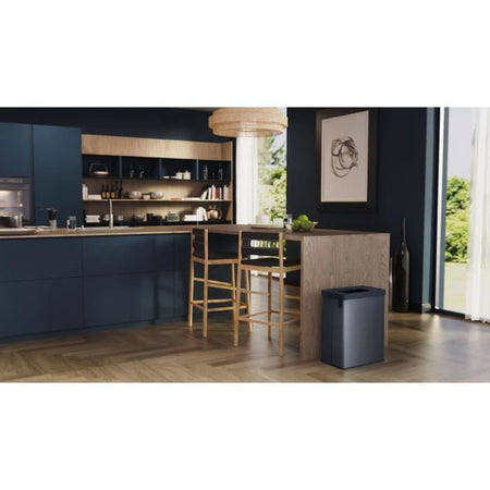 Contenitore per la raccolta differenziata - VERTO - CURVER - 54 L - Blu perla