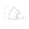 Curva A 45° F-F Da 3/4