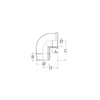 Curva M-F In Bronzo Da 1'1/2