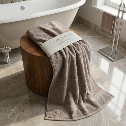 Telo Bagno Maestri Cotonieri Eternity 90x140 cm in Spugna di Cotone