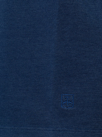 Corneliani Polo manica corta blu navy da uomo