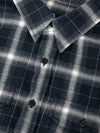 Tom Ford Camicia Western Uomo a Quadri - Blu Scuro e Bianco da uomo