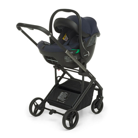 FOPPAPEDRETTI Sistema Combinato TicToc i-Size colore Navy - trio full - navicella, passeggino, ovetto seggiolino auto, base Elevo