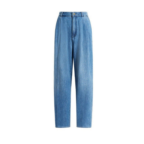 MICHAEL KORS jeans donna michael kors - pleated trouser jean - denim da donna