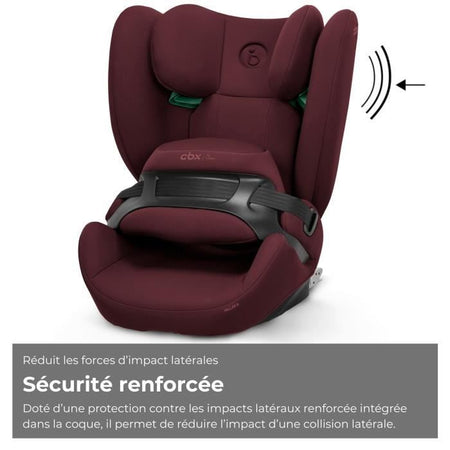 CBX BY CYBEX - Seggiolino auto Gr. 1/2/3 Pallas B i-Size Rumba Rosso-Rosso Scuro - Rosso