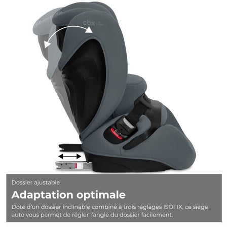 CBX BY CYBEX - Seggiolino auto Gr. 1/2/3 Pallas B i-Size Cobblestone Grigio-Grigio scuro - Grigio