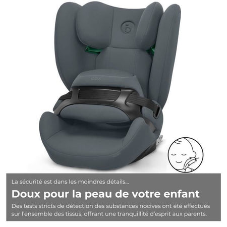 CBX BY CYBEX - Seggiolino auto Gr. 1/2/3 Pallas B i-Size Cobblestone Grigio-Grigio scuro - Grigio