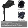 Base CYBEX Isofix - Compatibile Aton S2 i-size e Aton B2 i-size - Ultra compatto - Nero