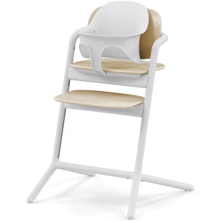CYBEX - Pacchetto Lemo 2 3 in 1 con seggiolone regolabile, set per bambini e vassoio - Bianco sabbia