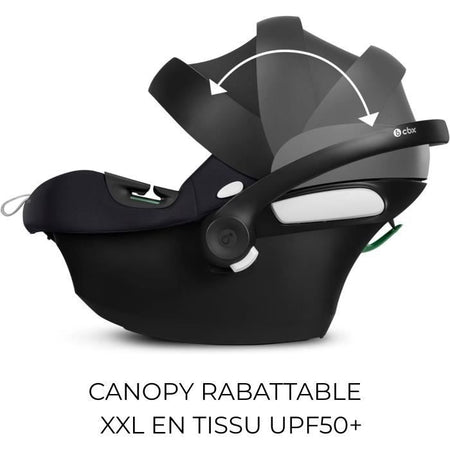 Seggiolino auto Aton B2 i-Size + Base One - 0-24 mesi - Volcano Black CYBEX