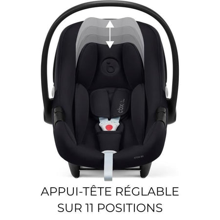 Seggiolino auto Aton B2 i-Size + Base One - 0-24 mesi - Volcano Black CYBEX