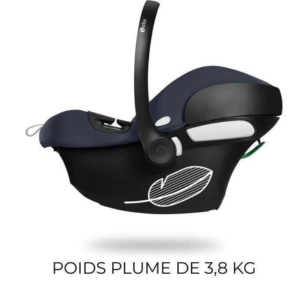 Accogliente CYBEX Aton B2 I-Size - Base One Bay Blue inclusa - Blu