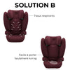 Soluzione AUTO SEP B I -fix Dynamic Red Cybex - Gruppo 2/3 - rosso