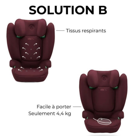 Soluzione AUTO SEP B I -fix Dynamic Red Cybex - Gruppo 2/3 - rosso