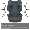 Soluzione automatica B I -fix in acciaio grigio cybex - gruppo 2/3 - grigio