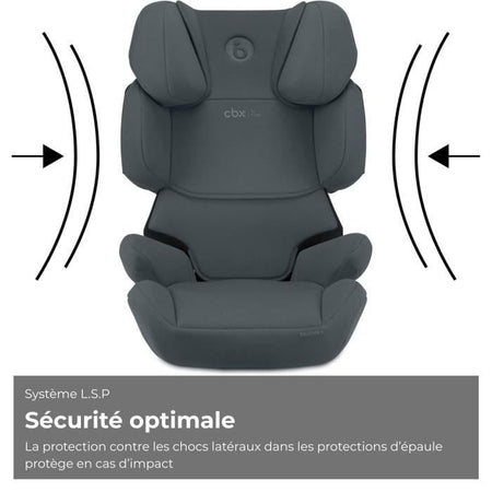 Soluzione automatica B I -fix in acciaio grigio cybex - gruppo 2/3 - grigio