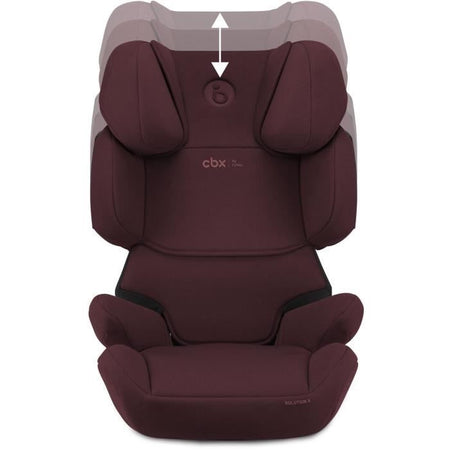 Seggiolino auto CYBEX Solution X i-Fix - Da 3 a 12 anni - Rumba Rosso