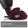 Seggiolino auto CYBEX Solution X i-Fix - Da 3 a 12 anni - Rumba Rosso