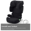 Seggiolino auto CYBEX Solution X i-Fix - Da 3 a 12 anni - Nero Puro