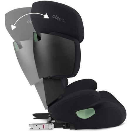 Seggiolino auto CYBEX Solution X i-Fix - Da 3 a 12 anni - Nero Puro