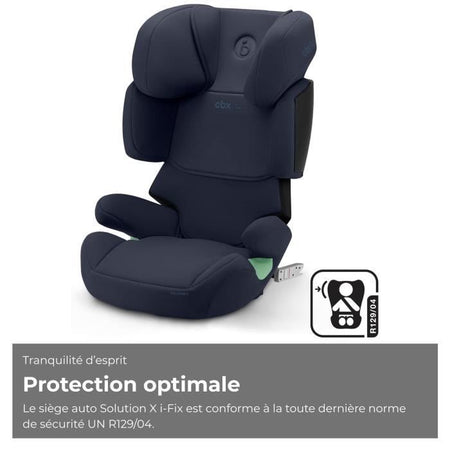 Seggiolino auto CYBEX Solution X i-Fix - Da 3 a 12 anni - Blue Moon