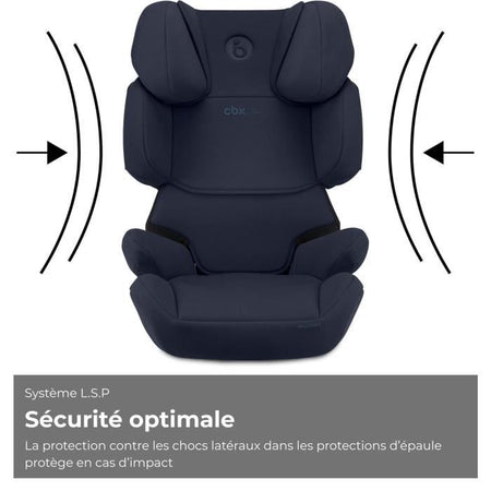 Seggiolino auto CYBEX Solution X i-Fix - Da 3 a 12 anni - Blue Moon