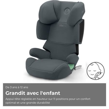 Rialzo per auto CYBEX Solution X i-Fix - Grigio Cobblestone