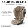 Seggiolino auto - CYBEX - Solution G2 i-Fix Plus Tessuto - Grigio pietra