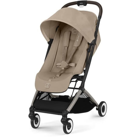 CYBEX - Passeggino ultracompatto e confortevole - ORFEO - 4 ruote - Beige Mandorla