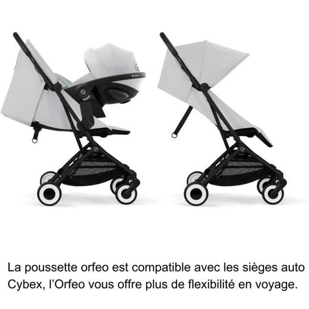 CYBEX - Passeggino ultracompatto e confortevole - ORFEO - 4 ruote - Grigio nebbia