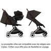 CYBEX - Passeggino ultracompatto e confortevole - ORFEO - 4 ruote - Marrone cioccolato