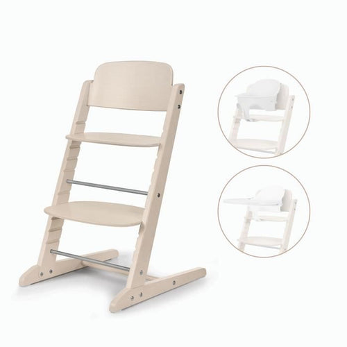 Seggiolone - CYBEX - IRIS 3 in 1 - Legno - Baby set e vassoio inclusi - Tutto Naturale