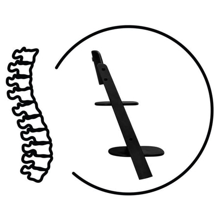 Seggiolone CYBEX IRIS - Legno - Nero brillante