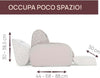 Chicco Twist - Poltroncina per Bambini Trasformabile in Chaise Longue e Divanetto, Sedia per Bambini con 3 Configurazioni, Comoda e Leggera, Si Trasforma con 1 Gesto - Per Bambini 12+ Mesi, colore POWDER BLUE