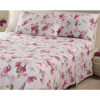 Caleffi Completo Lenzuola Copriletto Matrimoniale Spring Roses 1010248 D46 - Passarelli Biancheria
